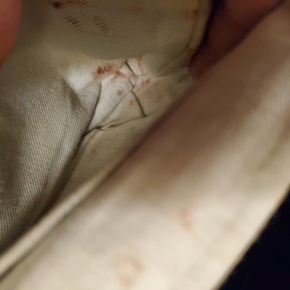 Vintage Evening bag with silver metallic beads - Picture 7 of 9